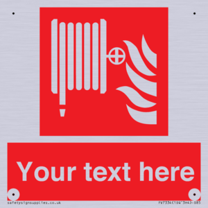 FV7334: Custom Fire hose reel Sign
