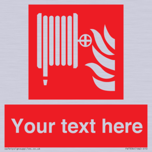 FV7334: Custom Fire hose reel Sign
