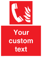FV7338: Custom Fire Emergency telephone