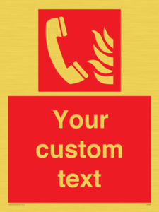 FV7338: Custom Fire Emergency telephone