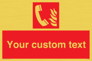 FV7338: Custom Fire Emergency telephone