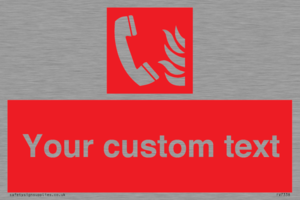 FV7338: Custom Fire Emergency telephone