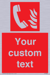FV7338: Custom Fire Emergency telephone