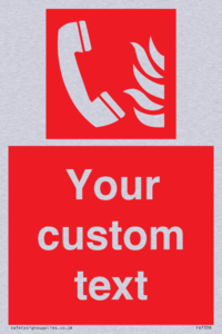 FV7338: Custom Fire Emergency telephone