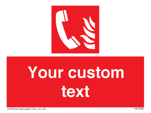 FV7338: Custom Fire Emergency telephone