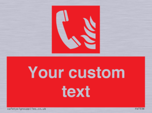 FV7338: Custom Fire Emergency telephone