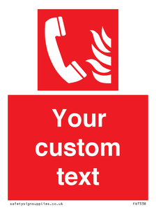 FV7338: Custom Fire Emergency telephone