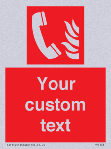 FV7338: Custom Fire Emergency telephone