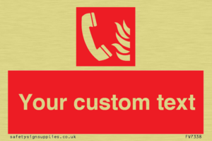 FV7338: Custom Fire Emergency telephone