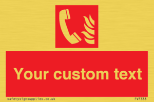 FV7338: Custom Fire Emergency telephone