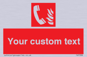 FV7338: Custom Fire Emergency telephone