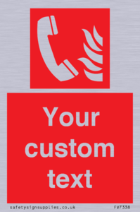 FV7338: Custom Fire Emergency telephone