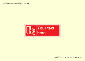 FV7339: Custom Fire Protection door