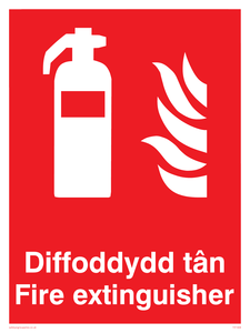 FZ1308: Fire extinguisher bi-lingual