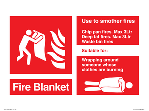 FZ15701: Fire Blanket - Instructions for use