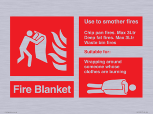 FZ15701: Fire Blanket - Instructions for use
