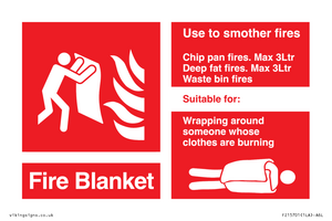 FZ15701: Fire Blanket - Instructions for use