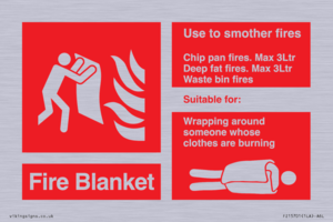 FZ15701: Fire Blanket - Instructions for use