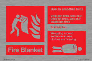FZ15701: Fire Blanket - Instructions for use
