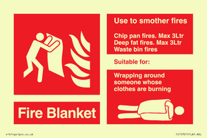 FZ15701: Fire Blanket - Instructions for use