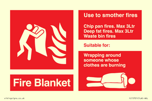 FZ15701: Fire Blanket - Instructions for use