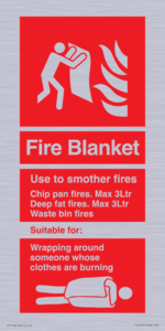 FZ15701: Fire Blanket - Instructions for use
