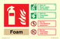 FZ15946: Foam Fire Extinguisher Identification Sign