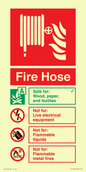 FZ16720: Fire Hose Identification Sign