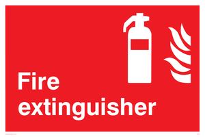 FZ334: Fire extinguisher sign