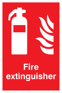 FZ334: Fire extinguisher sign