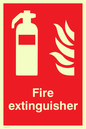 FZ334: Fire extinguisher sign