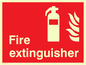 FZ334: Fire extinguisher sign
