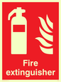 FZ334: Fire extinguisher sign