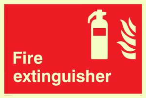 FZ334: Fire extinguisher sign