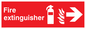 FZ336: Fire extinguisher right sign
