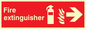 FZ336: Fire extinguisher right sign
