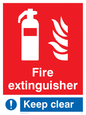 FZ337: Fire extinguisher keep clear