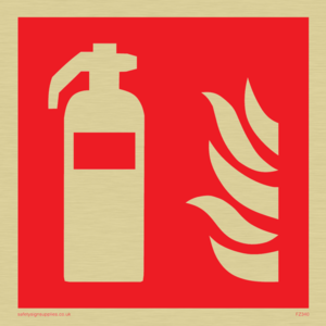 FZ340: Fire extinguisher symbol