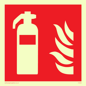 FZ340: Fire extinguisher symbol