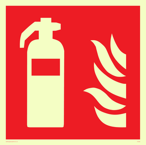 FZ340: Fire extinguisher symbol