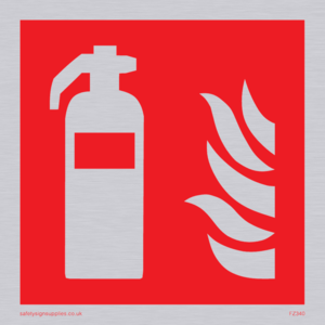 FZ340: Fire extinguisher symbol