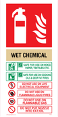 FZ372: This Extinguisher Contains Wet Chemical Instructions For Use