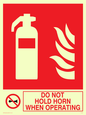 FZ376: do not hold horn when operating