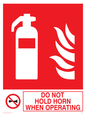 FZ376: do not hold horn when operating