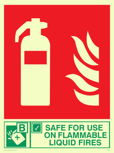 FZ379: safe for use on flammable liquid fires