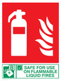 FZ379: safe for use on flammable liquid fires