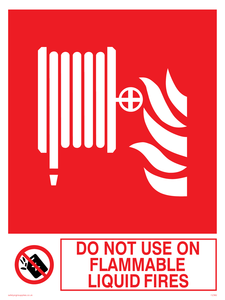 FZ382: do not use on flammable liquid fires