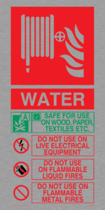 FZ386: this fire hose contains water instructions for use