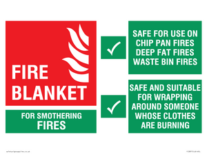 FZ387: fire blanket  instructions for use