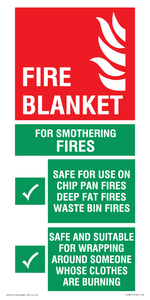 FZ387: fire blanket  instructions for use